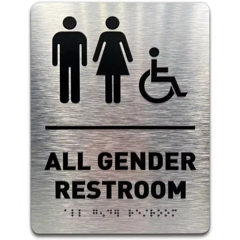 ADA Compliant Bathroom Sign