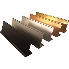 L Shape Desk Name Plate Sign Holder